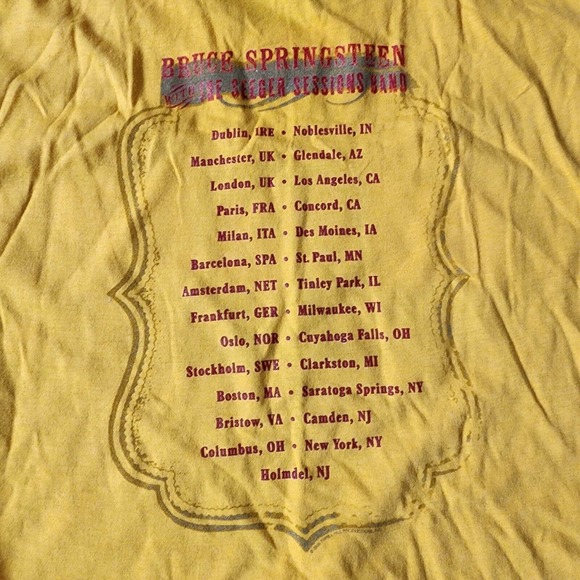 BRUCE SPRINGSTEEN AMERICAN LAND BAND / CONCERT / MUSIC SHIRT GIRLS L - Picture 7 of 7